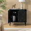 Armoire d'appoint tissée transitionnelle 2 portes l 32 po Carreiro-102054702