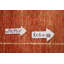Orange Gabbeh Runner Rug 3x9