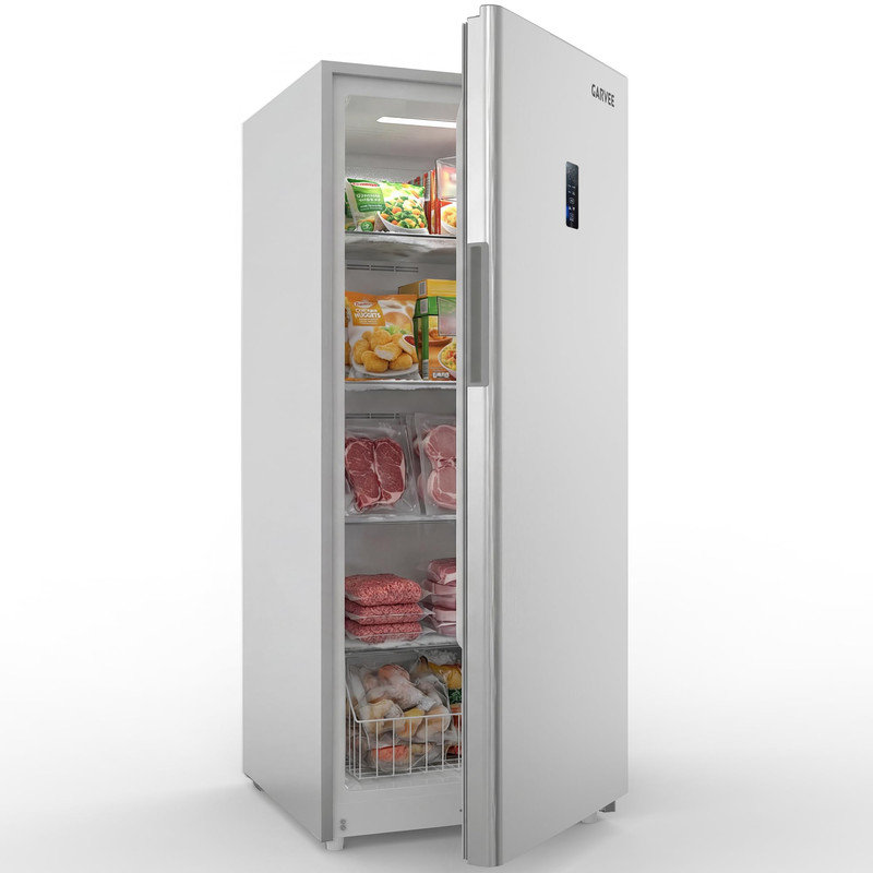 17 cu.ft. Convertible Upright Freezer – No Frost, Digital Control, Fridge & Freezer Modes for Garage or Home Office