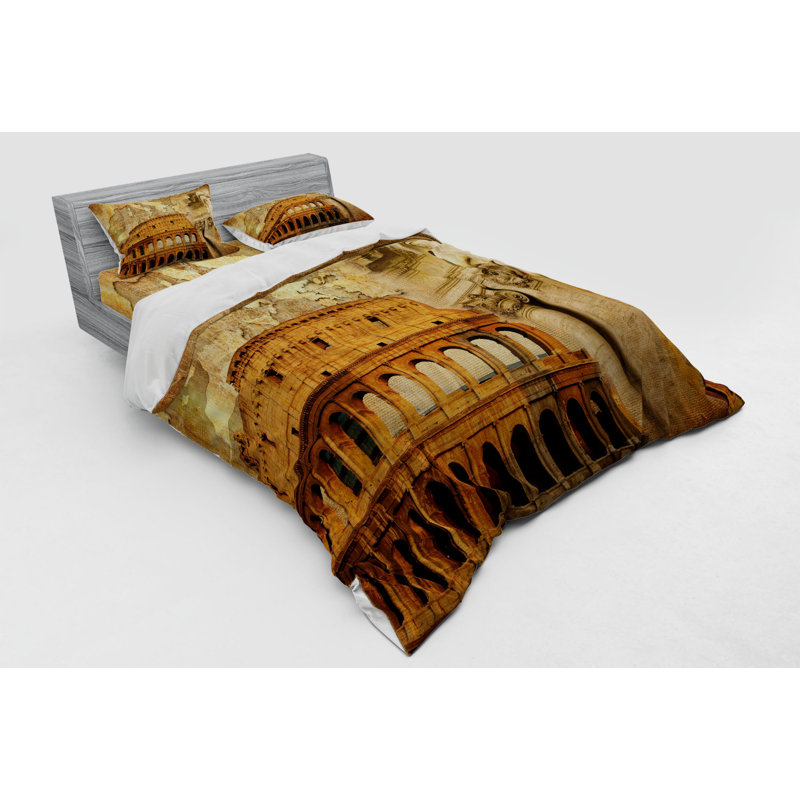 Eclectic Polyester Duvet Cover, Queen Duvet Cover + 3 Additional Pieces