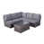 Coussin gris / cadre gris sélectionné