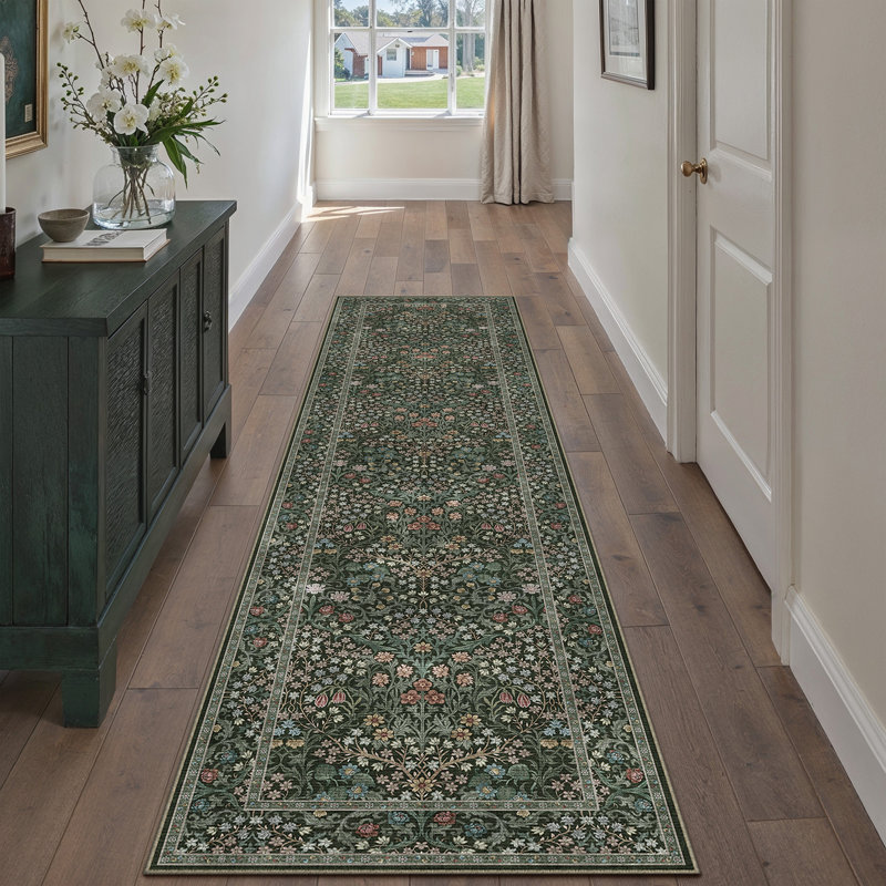 Tapis Rowan, Noir, Runner 2'3" x 7'6"