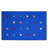 KidCarpet.com Seating Squares Multi on Blue Rug, 7'6"x12' Rectangle - Class 1 Fire Rated, Oeko-Tex certified commercial-grade nylon seating rug - color-coded spots for classroom organization-106877279