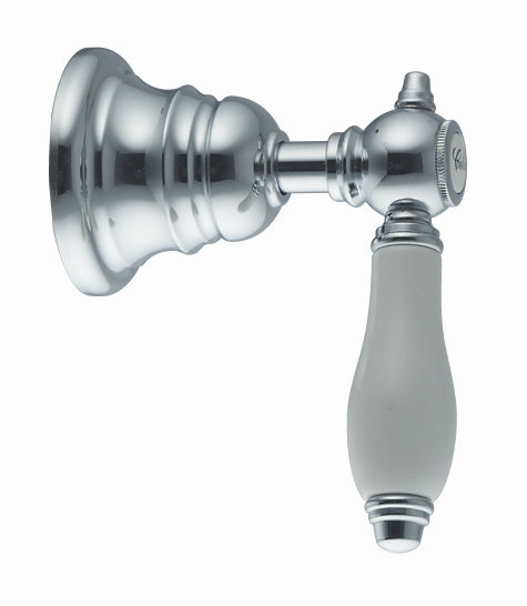 Herend Wall Mount Volume Control Valve, Brushed Nickel