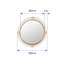 Miroir rond en rotin-22484424