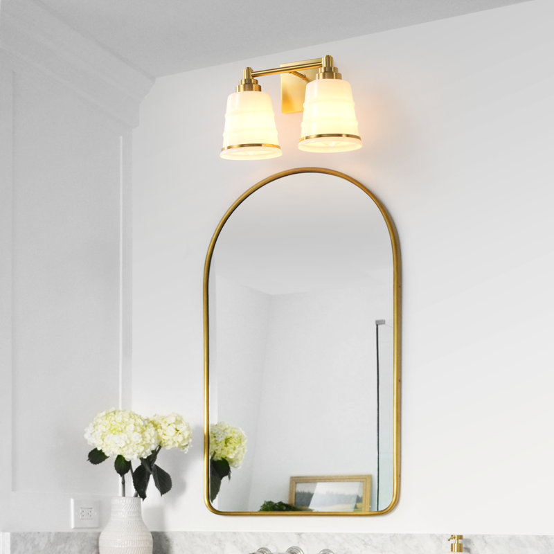 Dimmable Vanity Lighting for Bathroom  (Available in Four Sizes), Gold, White, 2