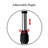 16" Oscillating Stand Fan, Black