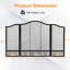 Rosezanna Metal Fireplace Screen