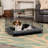 Faux Lambswool Crate Bolster Pet Bed-82536332-82536330