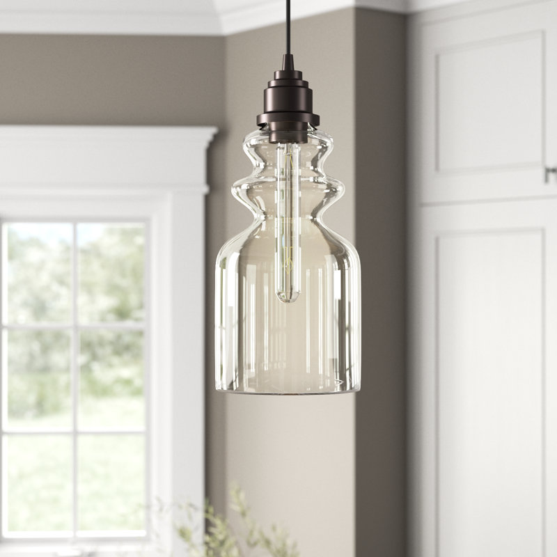 Cicely 1 - Light Single Pendant, Oil Rubbed Bronze