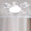 Ventilateur de plafond avec lumières et télécommande, E26 E27 3 vitesses 3 couleurs, 2 minuteries