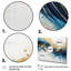 Golden Oceanic Wave Harmony IV - Abstract Wall Art Prints Set-2084333437