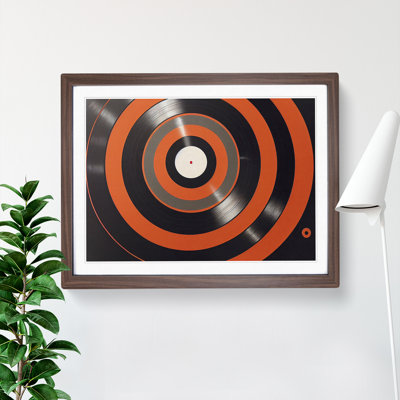 Vintage Vinyl Record Art Vol.2 Abstract - Single Picture Frame Painting