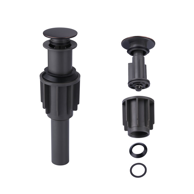 Pop-Up Drain Without Overflow In Brushed Nickel