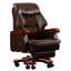 Fauteuil de direction Kinnls Jones avec ventilation par massage et chauffage, fauteuil de direction en cuir véritable de luxe-87358452