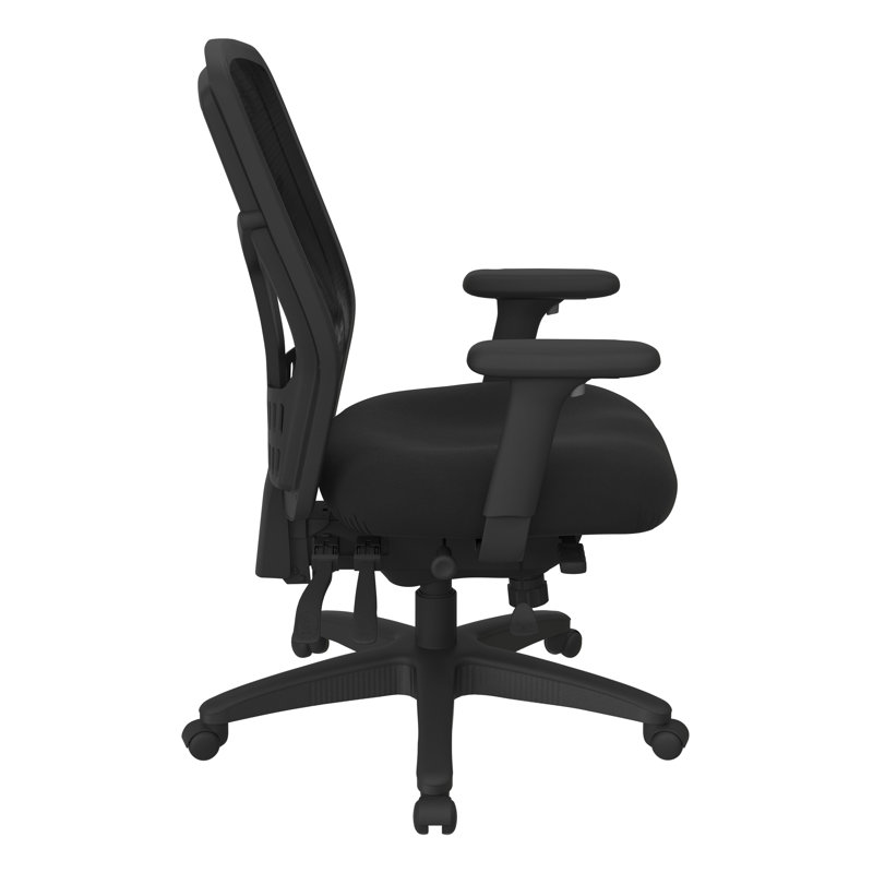 ProGrid Polyester Blend Task Chair, Icon - Black