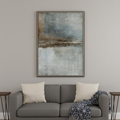 Mercredis, argent, cadre flottant, art mural
