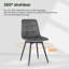 47cm H Velvet Upholstered Side Chair-961056536