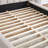 Upholstered Bed Frame with Thick Fabric-901659410