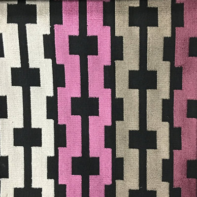 Revêtement en velours à motif géométrique Bardot-Piccadilly