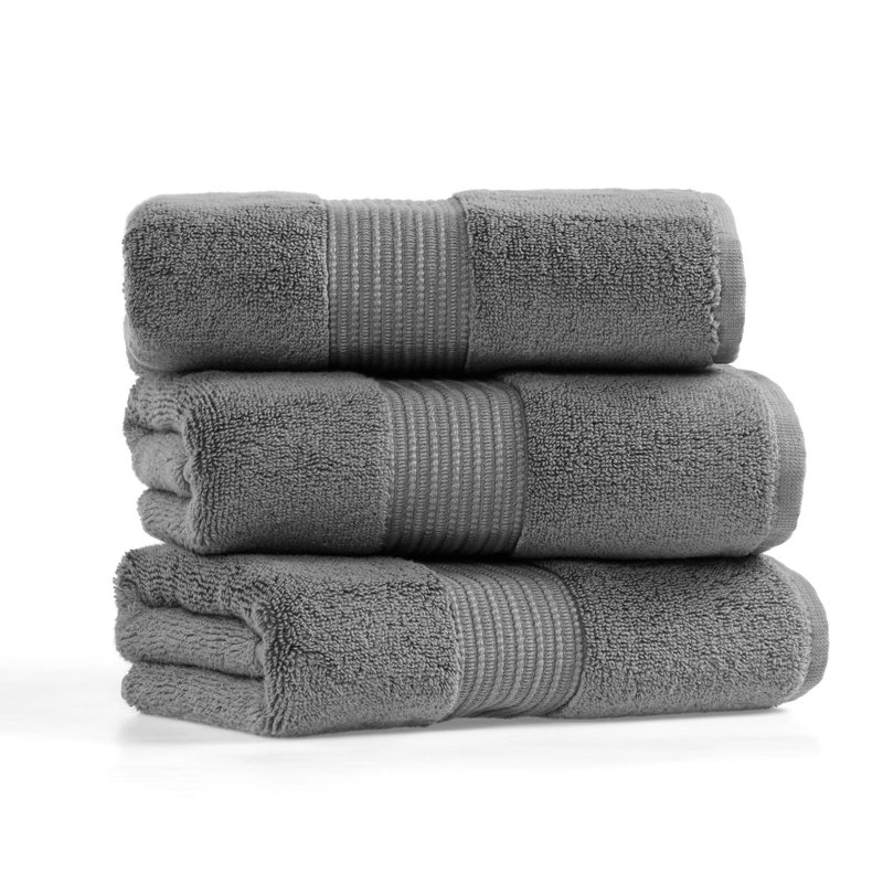 100% Cotton Bath Towel, Dark Grey, 39 x 71 inches | 450 g/m² Soft and Absorbent | Machine Washable, Gentle Cycle | Perfect for Home, Spa, and Gym Use | Luxurious Comfort and Durability