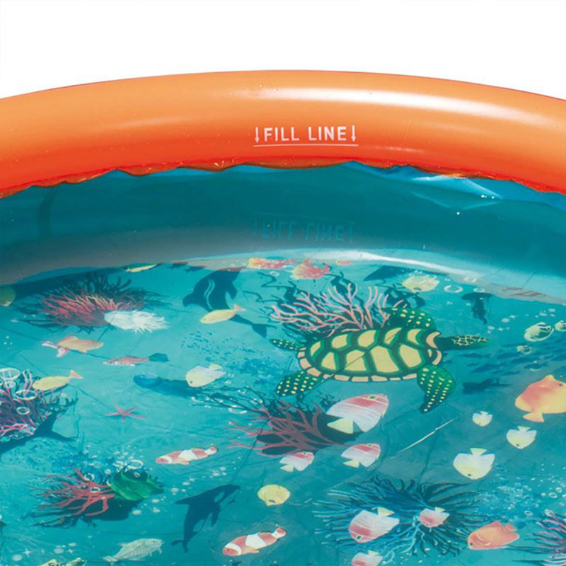 Summer Waves Round Inflatable Pool 30'' H x 96'' W x 96'' L