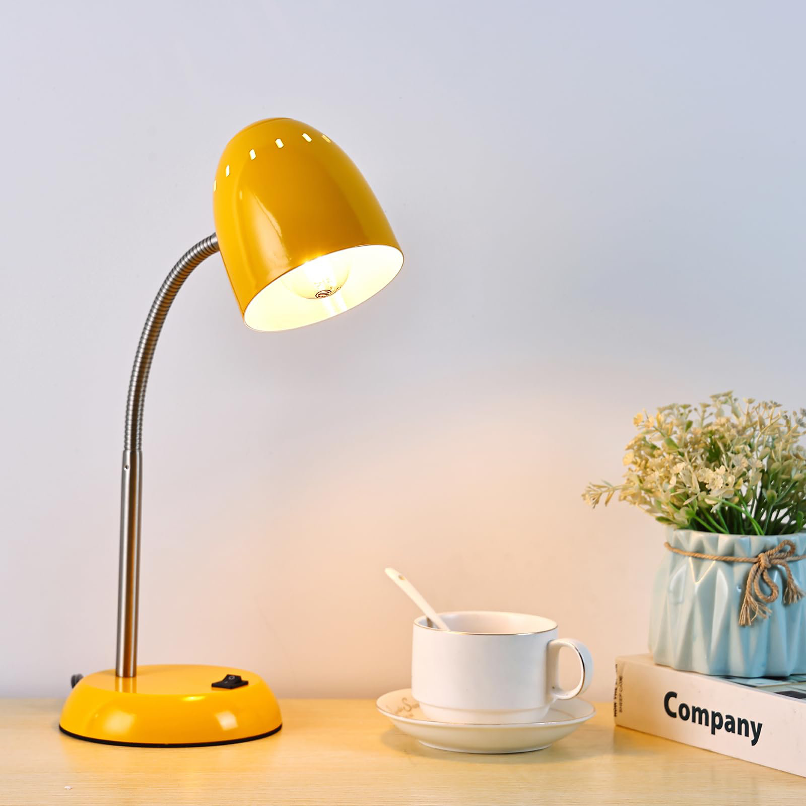 Latitude Run® Led Screw Basic Metal Desk Lamp With Flexible Gooseneck ...