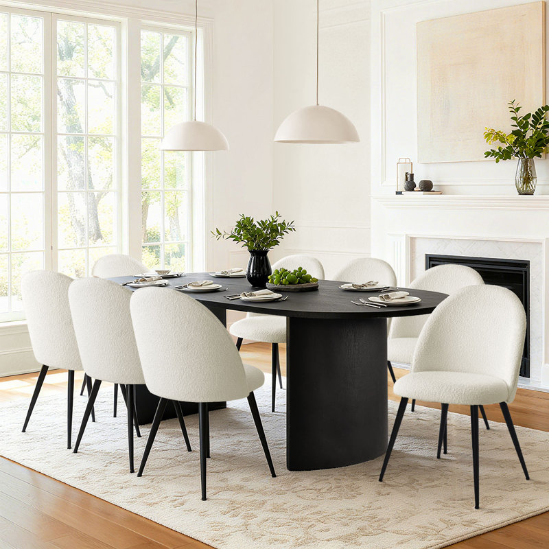 Ensemble repas pour 8 personnes Audna, Noir
