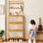 Shoe Cabinet With 3 Rattan Flip Drawers