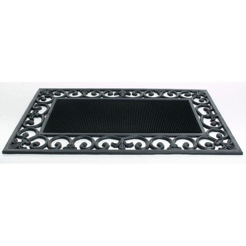 Needville Non-Slip Outdoor Doormat, Rectangle 1'6" x 2'6"