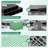 10' x 10' Pop Up Walk-In Greenhouse, Outdoor Garden Warm Hot House Portable Greenhouse-119964209
