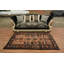Tapis géométrique en laine 4 x 7