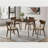 Retro Chestnut Dining Table with Angled Legs-1799633563-1799633565-1799633536