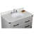 Metcalfe 37'' Single Bathroom Vanity with Quartz Top