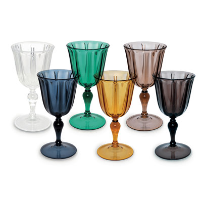 6 Stück 250ml Kunststoff Goblet Set