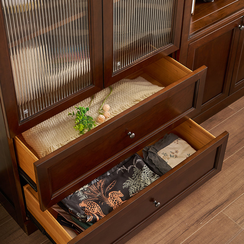 American style all solid wood bookcase