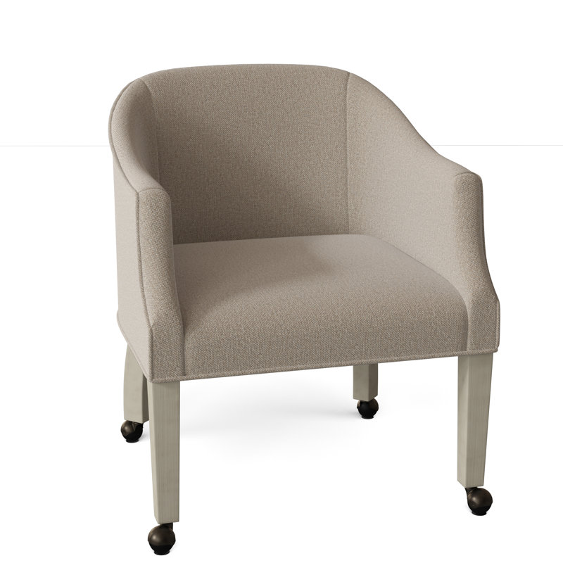 Fauteuil demi-tonneau Aiden, 9508 sable polypropylène / oléfine, Espresso
