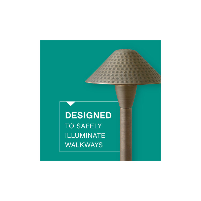 Hardy Island Brown Low Voltage Pathway Light, 23.25" H x 6.75" W x 6.75" D