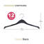 Non-Slip Black Plastic Hangers-289914578