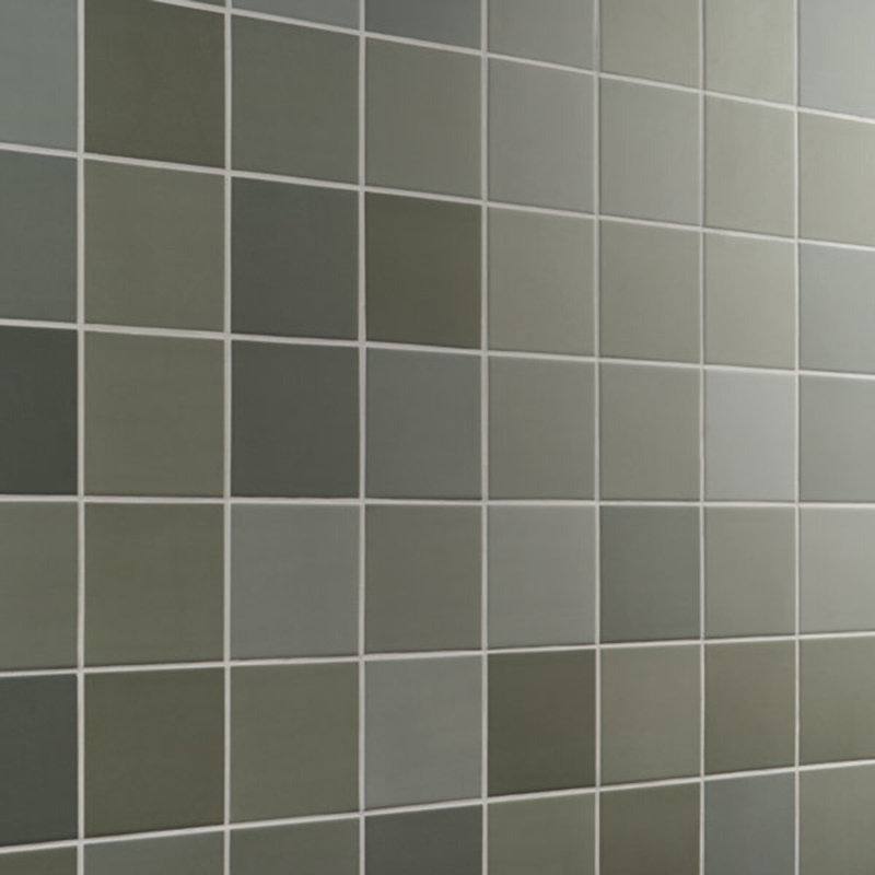 Born 5X5 Matte Porcelain Tile, Sage Green