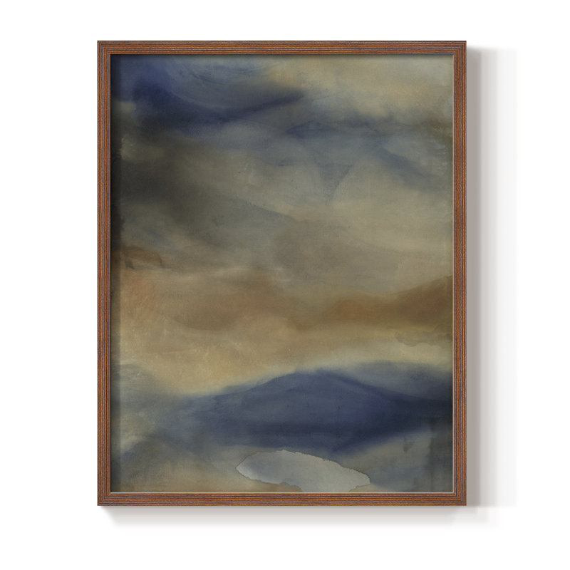 Reproduction encadrée Reflection - bois massif, H 20 po x l 16 po, Brun