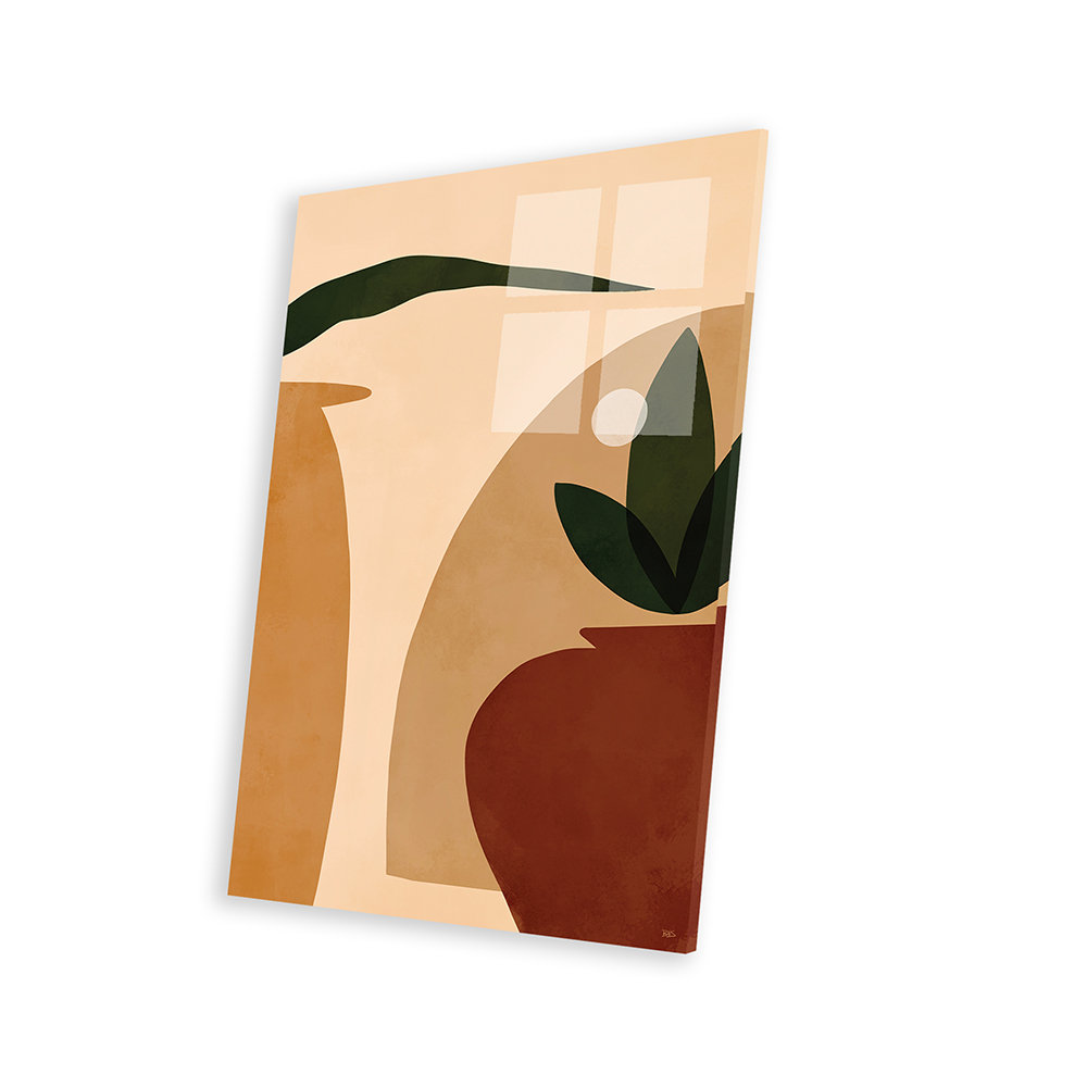 George Oliver Ochre by Bria Nicole - Unframed Graphic Art | Wayfair