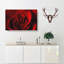 The Beauty of a Red Rose - Wrapped Canvas-56643851