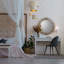 Lisbel Wood Flat Wall Mirror