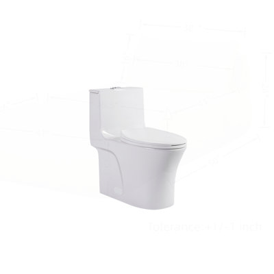 Toilette élégante à double chasse avec caractéristiques avancées pour une expérience de salle de bain ultime