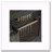 Narrow Bookcase, Brown Finish