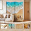 Paravent 4 panneaux séparateur de plage Royal Beach Shoreline Starfish Seashells-134449757-134449759