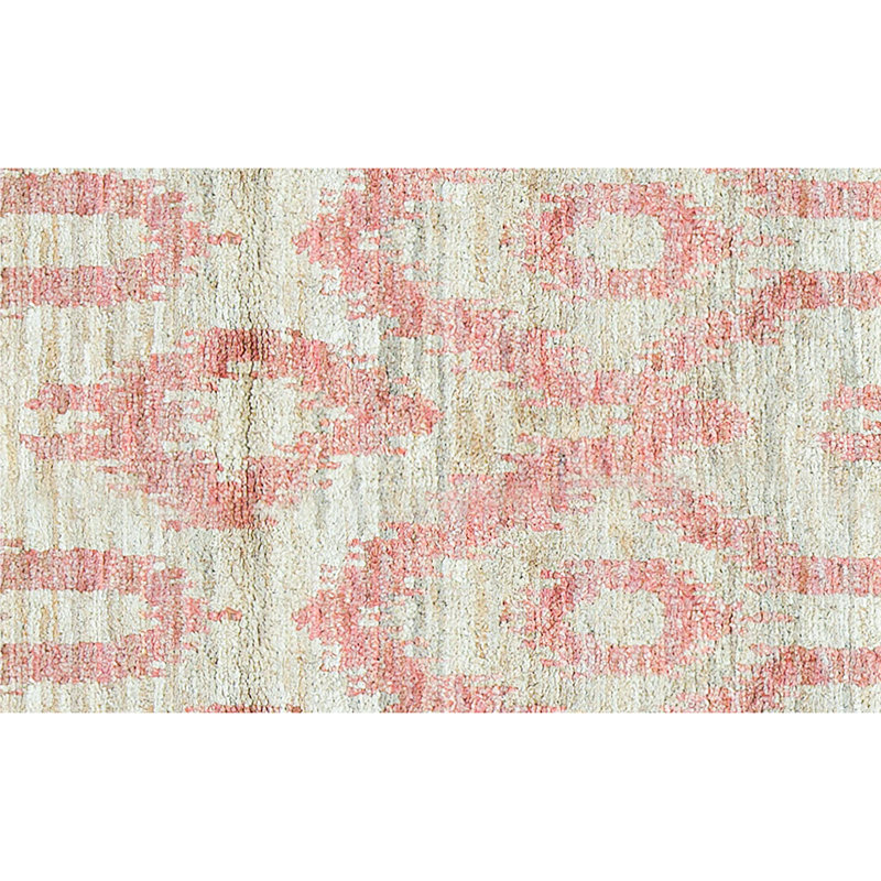 Tapis rouille et beige noué à la main de haute qualité