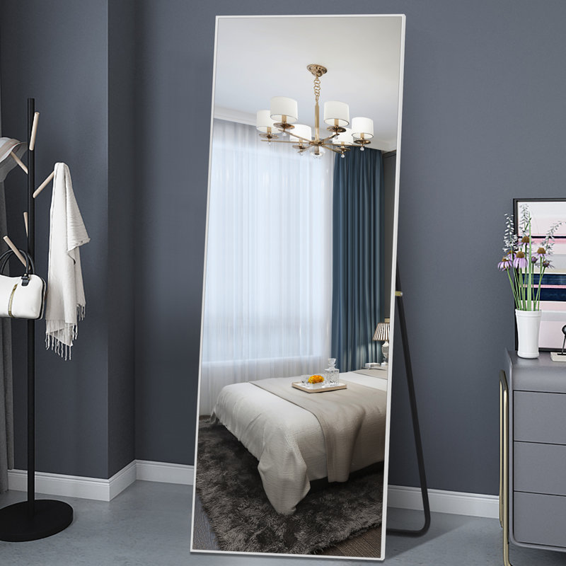 Metal Flat Mirror, Silver