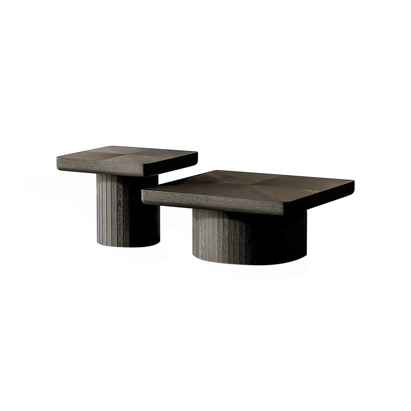 Ensemble de tables basses Modern Modern, Noir
